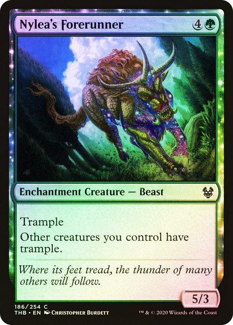 Nylea's Forerunner\nTheros Beyond Death\nSingle\nMagic The Gathering