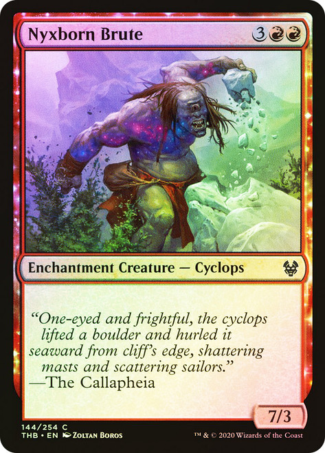 Nyxborn Brute\nTheros Beyond Death\nSingle\nMagic The Gathering