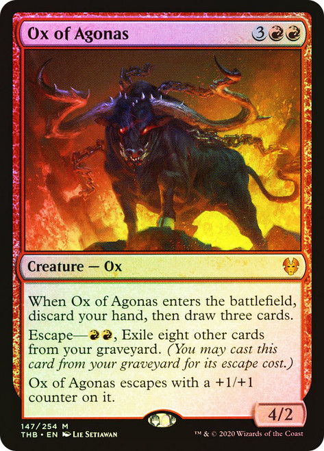 Ox of Agonas\nTheros Beyond Death\nSingle\nMagic The Gathering
