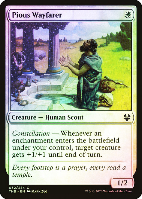 Pious Wayfarer\nTheros Beyond Death\nSingle\nMagic The Gathering