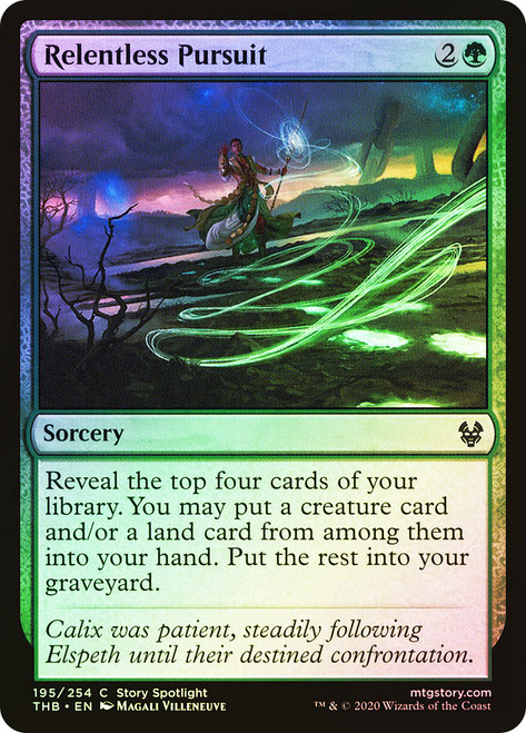 Relentless Pursuit\nTheros Beyond Death\nSingle\nMagic The Gathering