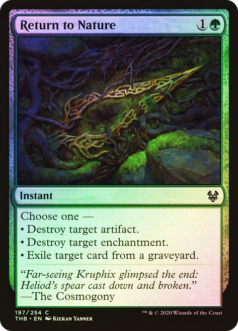 Return to Nature\nTheros Beyond Death\nSingle\nMagic The Gathering