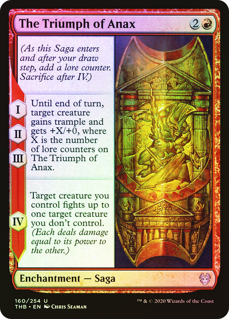 The Triumph of Anax\nTheros Beyond Death\nSingle\nMagic The Gathering