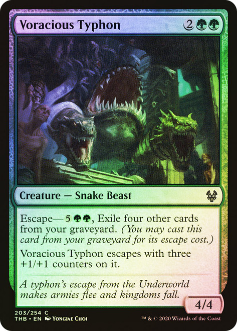 Voracious Typhon\nTheros Beyond Death\nSingle\nMagic The Gathering