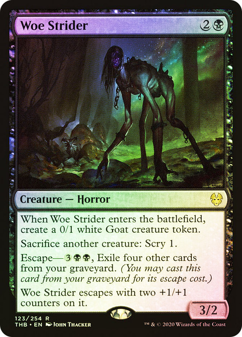 Woe Strider\nTheros Beyond Death\nSingle\nMagic The Gathering