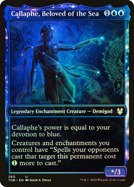 Callaphe, Beloved of the Sea (Showcase)\nTheros Beyond Death - Variants\nSingle\nMagic The Gathering