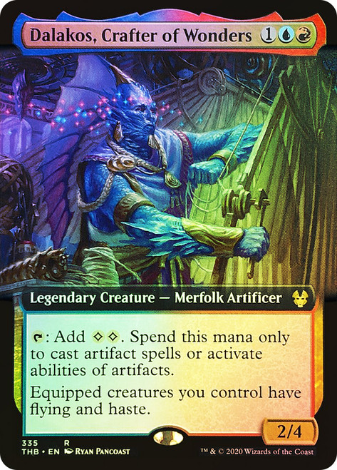 Dalakos, Crafter of Wonders (Extended Art)\nTheros Beyond Death - Variants\nSingle\nMagic The Gathering