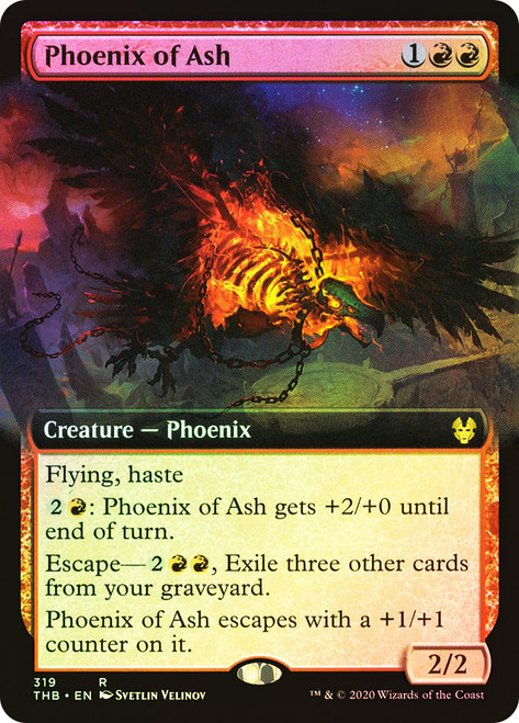 Phoenix of Ash (Extended Art)\nTheros Beyond Death - Variants\nSingle\nMagic The Gathering