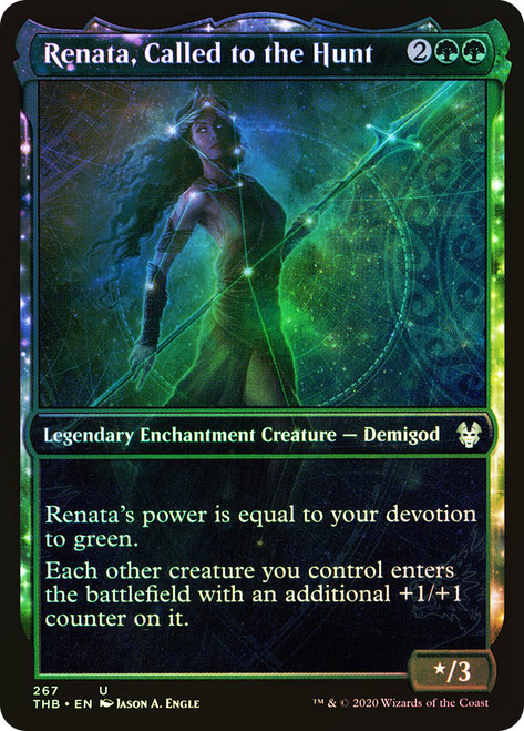 Renata, Called to the Hunt (Showcase)\nTheros Beyond Death - Variants\nSingle\nMagic The Gathering