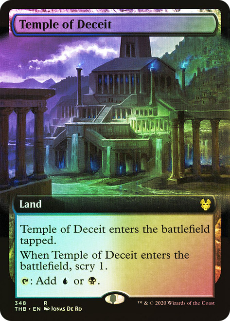 Temple of Deceit (Extended Art)\nTheros Beyond Death - Variants\nSingle\nMagic The Gathering