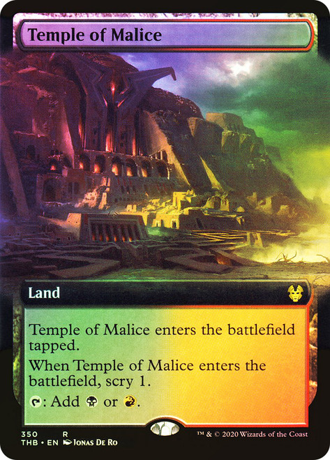 Temple of Malice (Extended Art)\nTheros Beyond Death - Variants\nSingle\nMagic The Gathering