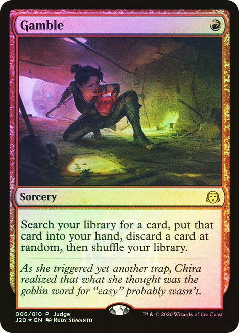 Gamble (Judge)\nPromo: General\nSingle\nMagic The Gathering