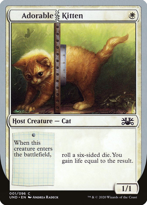 Adorable Kitten\nUnsanctioned\nSingle\nMagic The Gathering