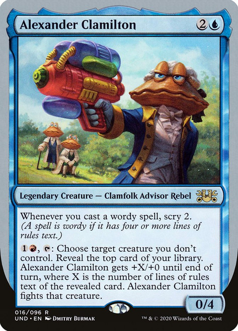 Alexander Clamilton\nUnsanctioned\nSingle\nMagic The Gathering