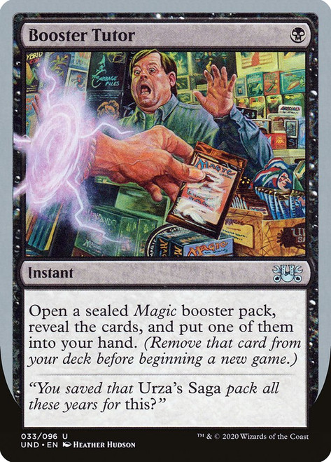 Booster Tutor\nUnsanctioned\nSingle\nMagic The Gathering