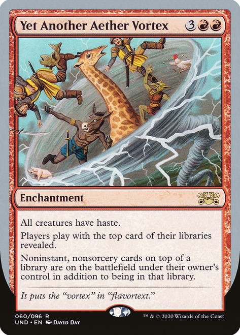 Yet Another Aether Vortex\nUnsanctioned\nSingle\nMagic The Gathering