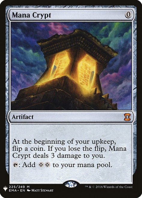 Mana Crypt\nPlaneswalker Symbol Reprints\nSingle\nMagic The Gathering