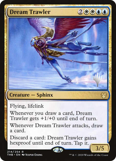 Dream Trawler (Promo Pack) (Theros Beyond Death)\nPromo: Planeswalker Stamped\nSingle\nMagic The Gathering