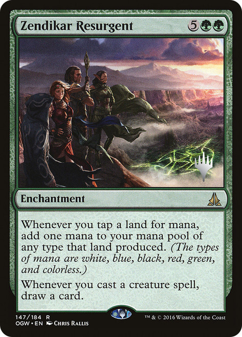 Zendikar Resurgent (Promo Pack) (Oath of the Gatewatch)\nPromo: Planeswalker Stamped\nSingle\nMagic The Gathering