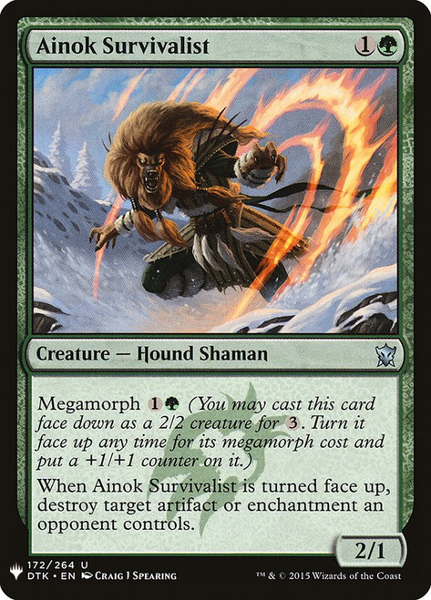 Ainok Survivalist\nPlaneswalker Symbol Reprints\nSingle\nMagic The Gathering