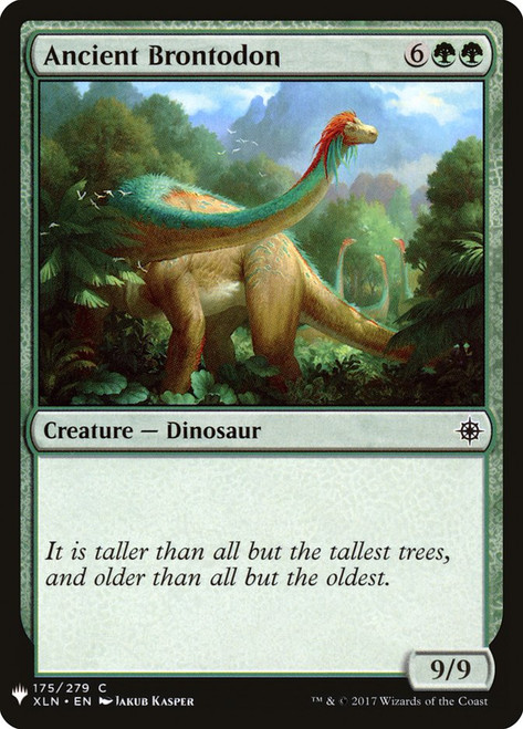 Ancient Brontodon\nPlaneswalker Symbol Reprints\nSingle\nMagic The Gathering