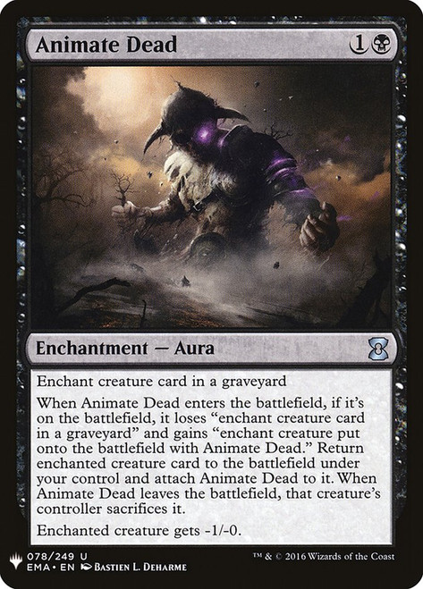 Animate Dead\nPlaneswalker Symbol Reprints\nSingle\nMagic The Gathering