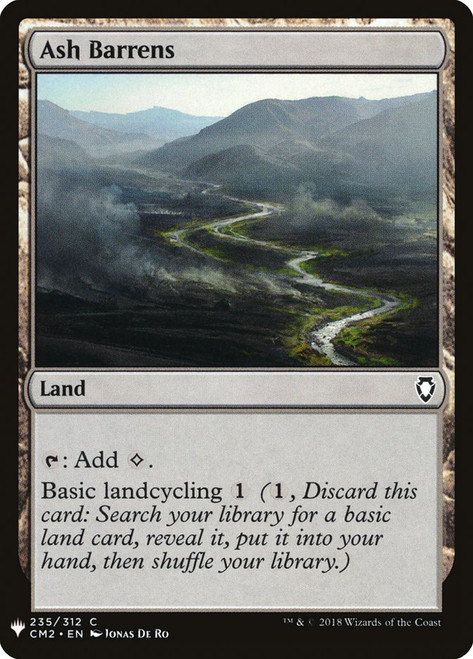 Ash Barrens\nPlaneswalker Symbol Reprints\nSingle\nMagic The Gathering