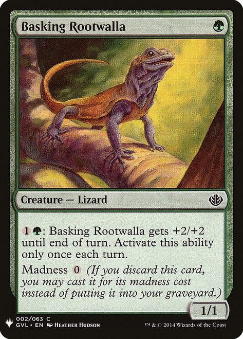 Basking Rootwalla\nPlaneswalker Symbol Reprints\nSingle\nMagic The Gathering