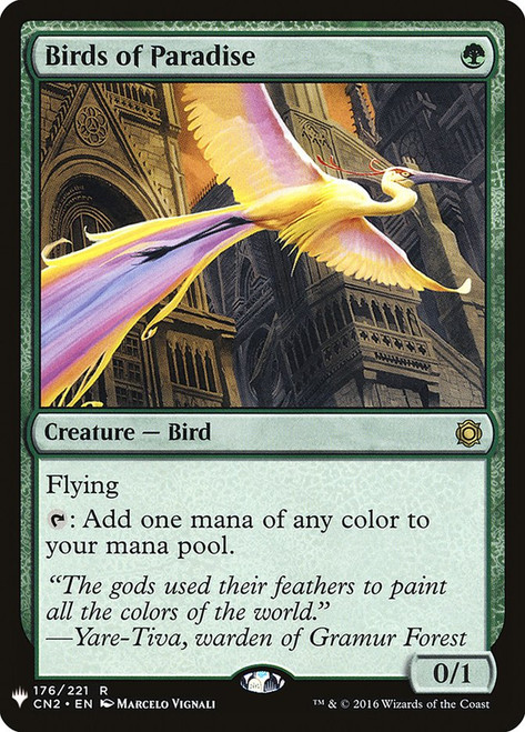 Birds of Paradise\nPlaneswalker Symbol Reprints\nSingle\nMagic The Gathering