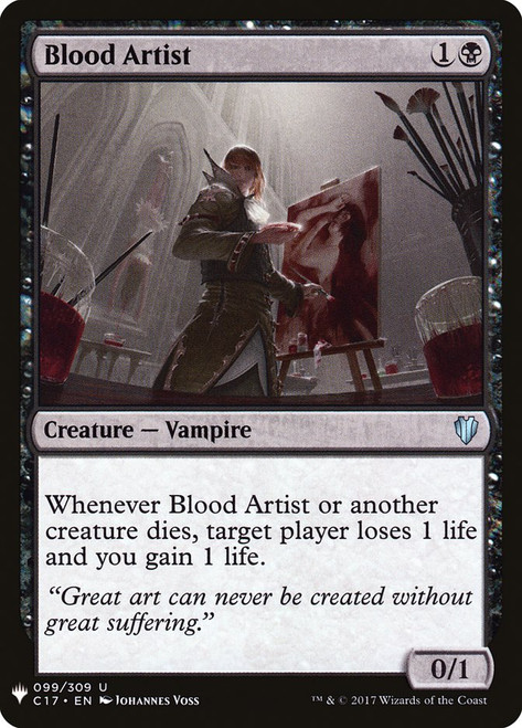 Blood Artist\nPlaneswalker Symbol Reprints\nSingle\nMagic The Gathering