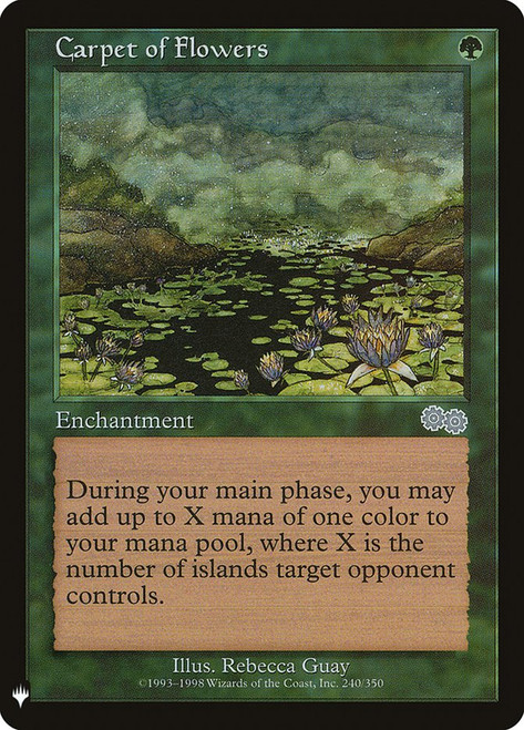 Carpet of Flowers\nPlaneswalker Symbol Reprints\nSingle\nMagic The Gathering