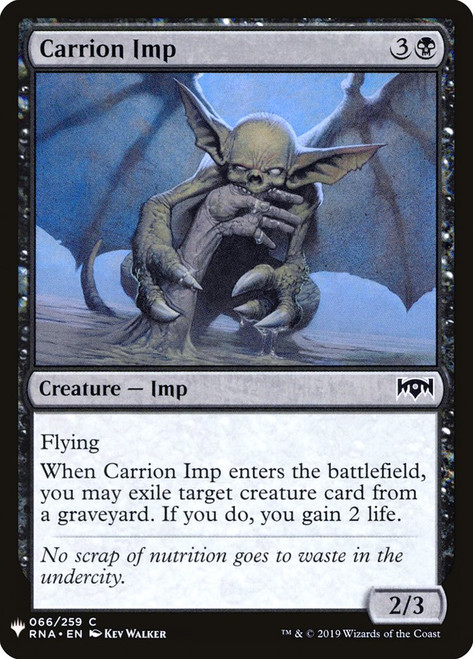 Carrion Imp\nPlaneswalker Symbol Reprints\nSingle\nMagic The Gathering
