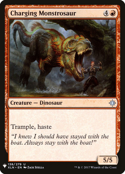 Charging Monstrosaur\nPlaneswalker Symbol Reprints\nSingle\nMagic The Gathering