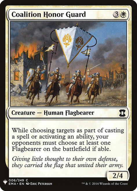 Coalition Honor Guard\nPlaneswalker Symbol Reprints\nSingle\nMagic The Gathering