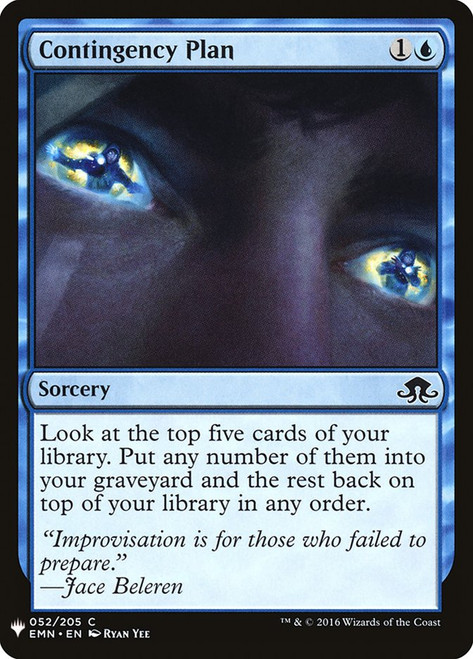 Contingency Plan\nPlaneswalker Symbol Reprints\nSingle\nMagic The Gathering