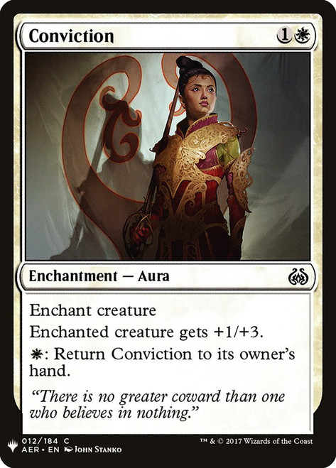 Conviction\nPlaneswalker Symbol Reprints\nSingle\nMagic The Gathering