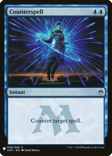 Counterspell (Masters 25)
Mystery Booster / The List
Single
Magic: The Gathering