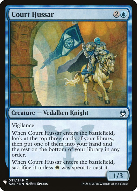 Court Hussar\nPlaneswalker Symbol Reprints\nSingle\nMagic The Gathering