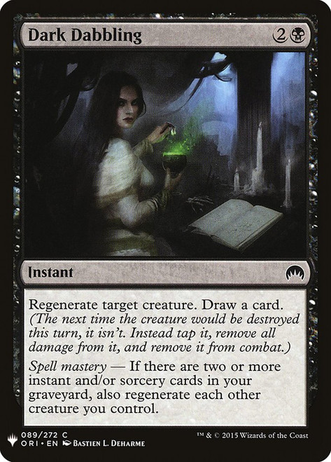 Dark Dabbling\nPlaneswalker Symbol Reprints\nSingle\nMagic The Gathering