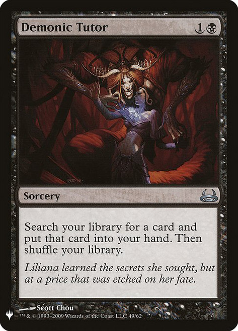 Demonic Tutor [SGL-MTG-PWSB-DDC_049-ENN]