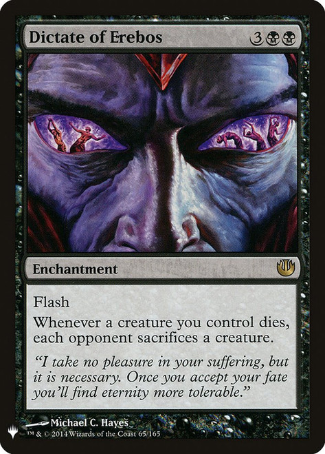 Dictate of Erebos\nPlaneswalker Symbol Reprints\nSingle\nMagic The Gathering