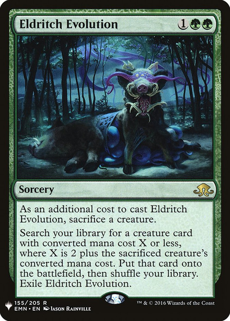 Eldritch Evolution\nPlaneswalker Symbol Reprints\nSingle\nMagic The Gathering