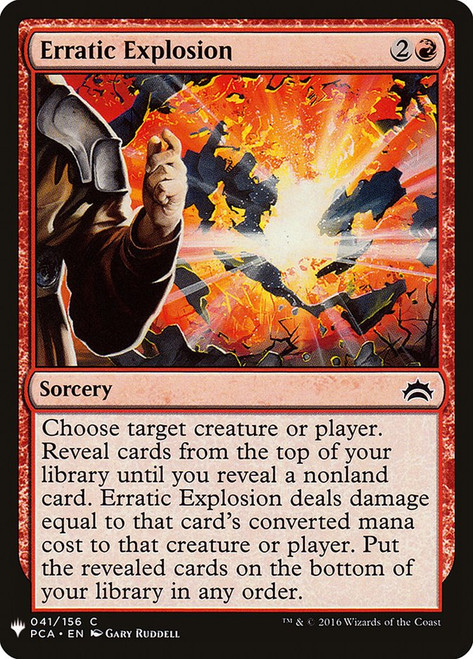 Erratic Explosion\nPlaneswalker Symbol Reprints\nSingle\nMagic The Gathering