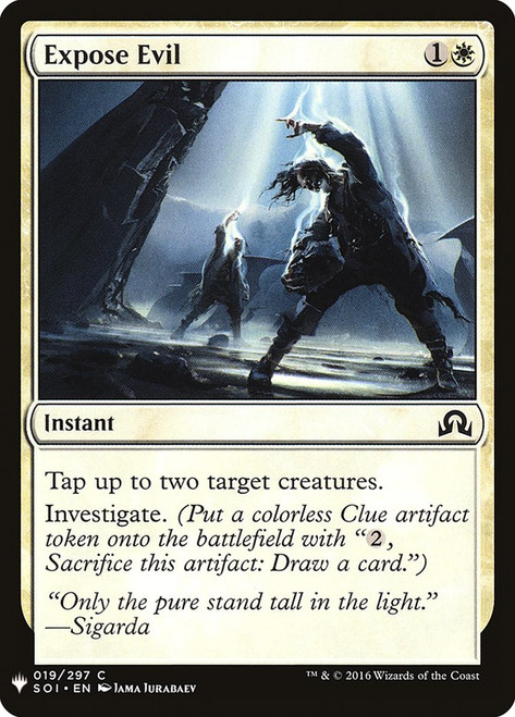 Expose Evil\nPlaneswalker Symbol Reprints\nSingle\nMagic The Gathering