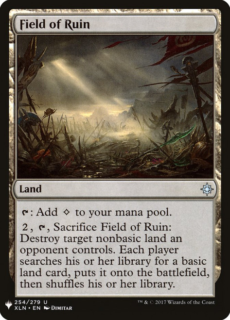 Field of Ruin\nPlaneswalker Symbol Reprints\nSingle\nMagic The Gathering
