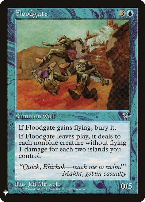 Floodgate\nPlaneswalker Symbol Reprints\nSingle\nMagic The Gathering