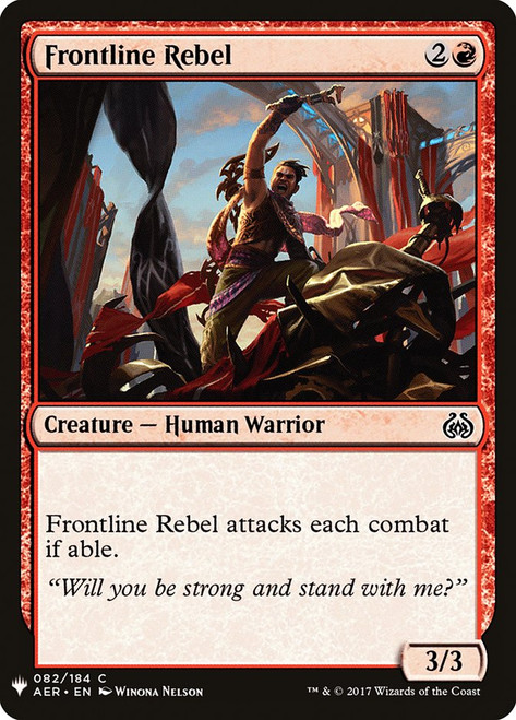 Frontline Rebel\nPlaneswalker Symbol Reprints\nSingle\nMagic The Gathering