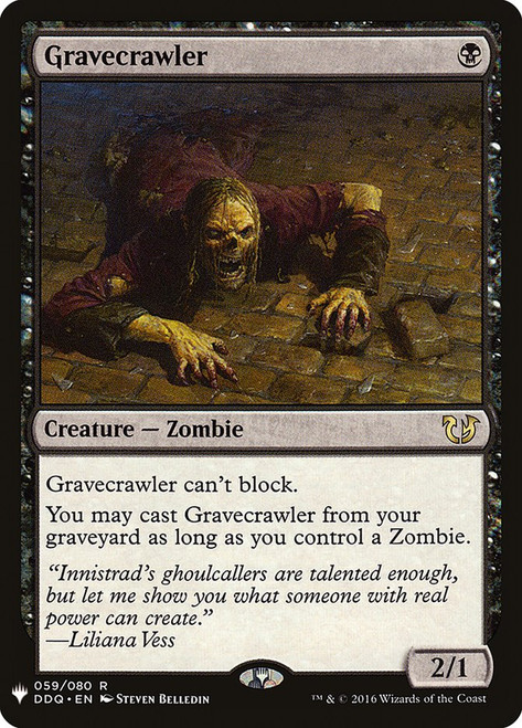 Gravecrawler\nPlaneswalker Symbol Reprints\nSingle\nMagic The Gathering