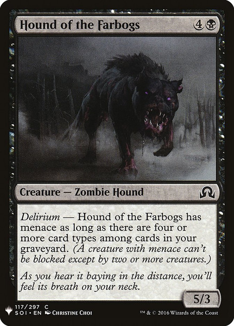 Hound of the Farbogs\nPlaneswalker Symbol Reprints\nSingle\nMagic The Gathering