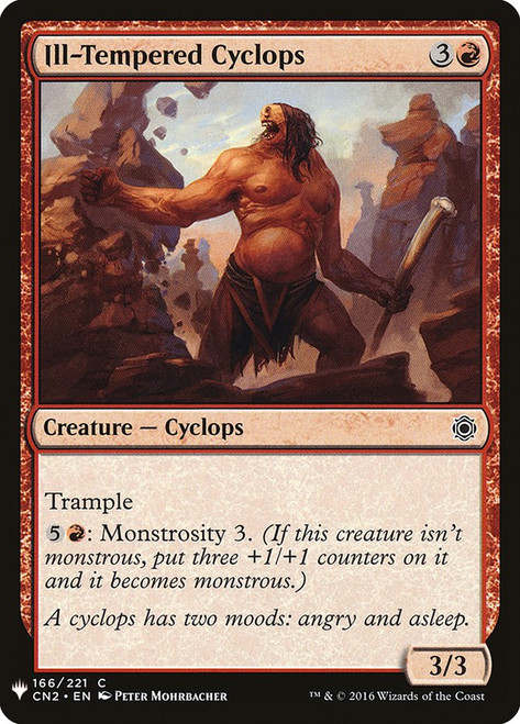 Ill-Tempered Cyclops\nPlaneswalker Symbol Reprints\nSingle\nMagic The Gathering